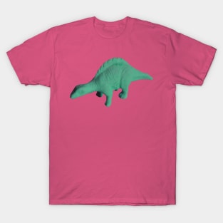 Photograph of Green Dinosaur Toy Eraser T-Shirt